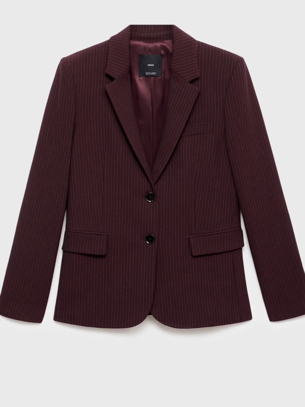 NWT (size M) Mango STRAIGHT-FIT SUIT BLAZER